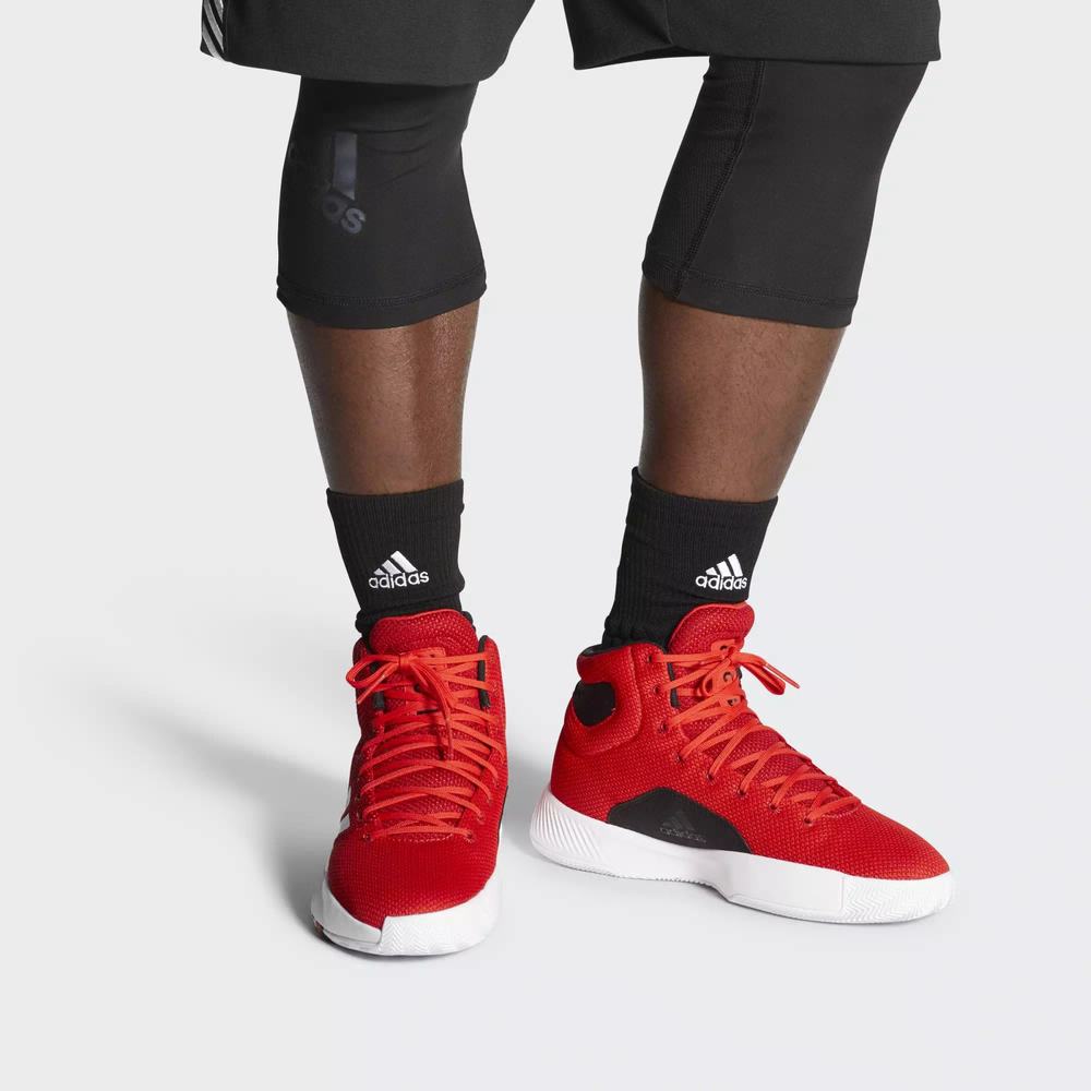 Adidas Pro Bounce Madness 2019 Tenis De Basketball Rojos Para Hombre (MX-11420)